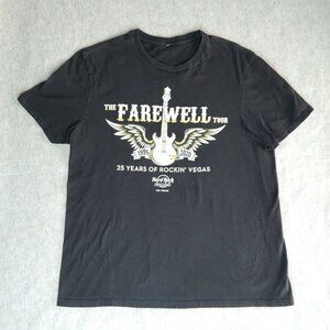 2020 The Farewell Tour Hard Rock Las Vegas Adult Medium T-Shirt Double Sided